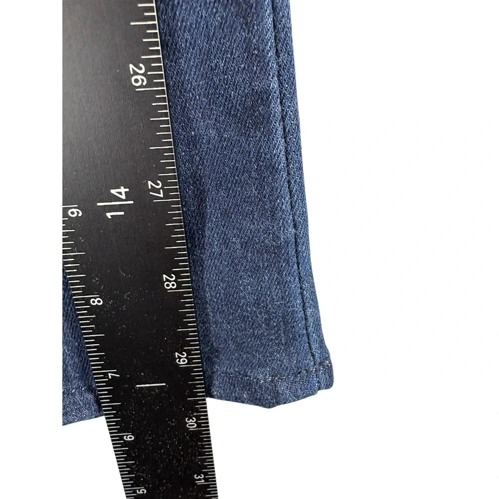 7 For All Mankind Karah Jeans Womens 26 Blue Bootcut Midrise Dark Washed Stretch